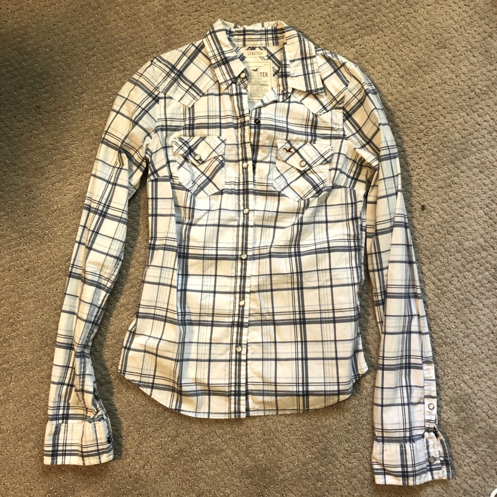 Hollister plaid shirt
